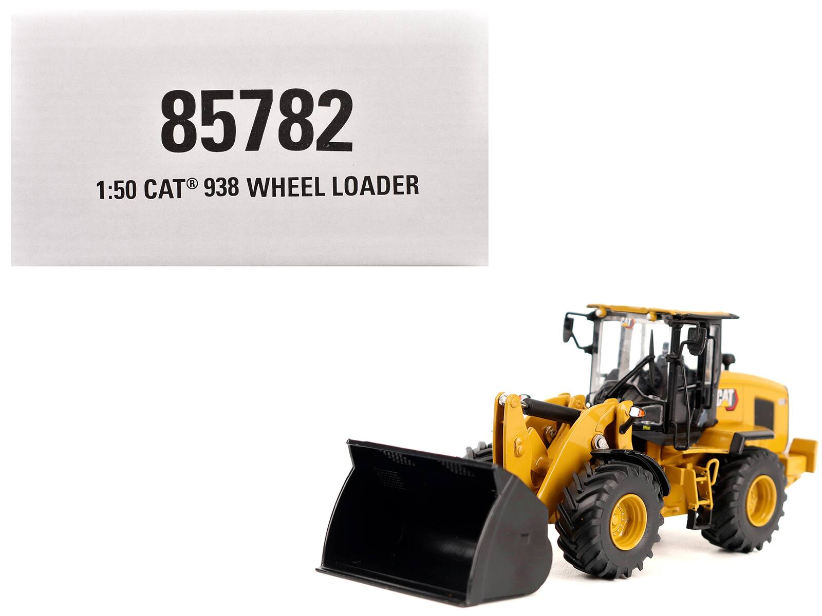 "CAT Caterpillar 938 Wheel Loader with Operator Yellow ""High Line"" Series 1/50 Diecast Model by Diecast Masters" price history on PriceWatchPro