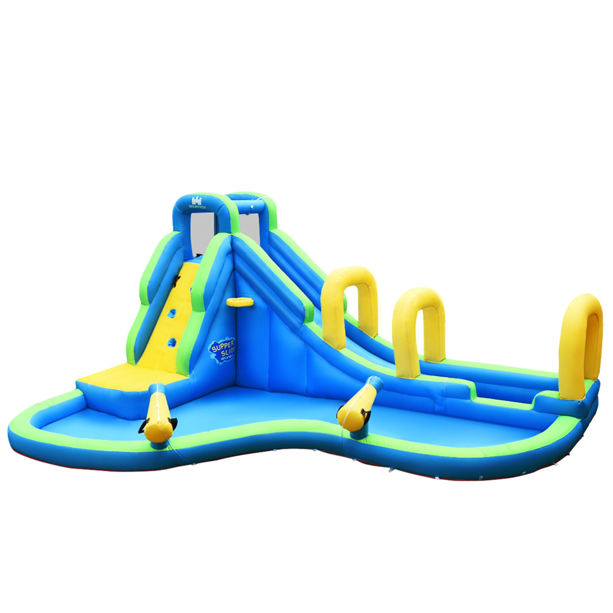 Alt View 4. Gymax - Gymax Kids Inflatable Water Park Bounce House with Blower.