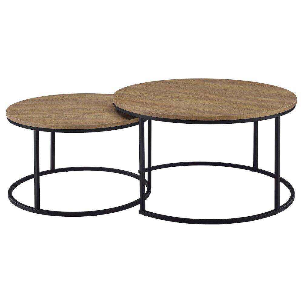 Alt View 1. Coaster Co. of America - Lainey 2-piece Round Nesting Coffee Table Mango - Mango.