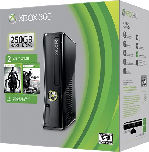 Best Buy: Xbox Xbox 360 250GB Darksiders II and Batman: Arkham City Bundle  R9G-00198