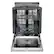 Alt View 7. LG - FlushFit 24" Top Control Smart Built-In Stainless Steel Tub Dishwasher with 3rd Rack, 1-Hour Wash & Dry Cycle and 46dBA - PrintProof Stainless Steel.