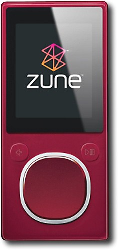  Microsoft - Zune 4GB* MP3 Player - Red