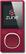 Front Standard. Microsoft - Zune 4GB* MP3 Player - Red.
