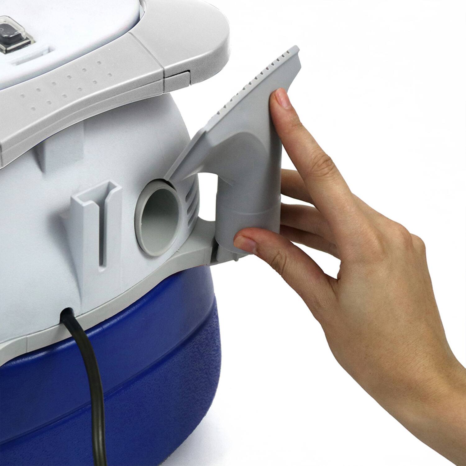 Alt View 2. Koblenz - Designer Series Wet Dry Vacuum, Blowing Function, 3 Gallons, 1.75 Peak HP, 60 CFM, 11.6 ft Power Cord - Blue/White.
