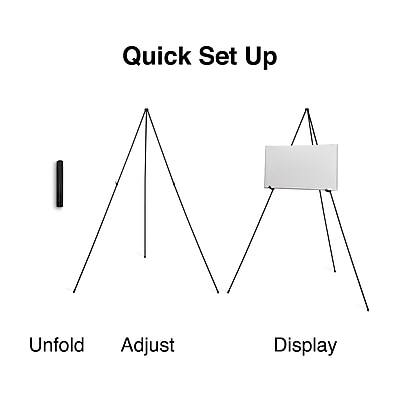 Quick Set Up

1. Unfold
2. Adjust
3. Display