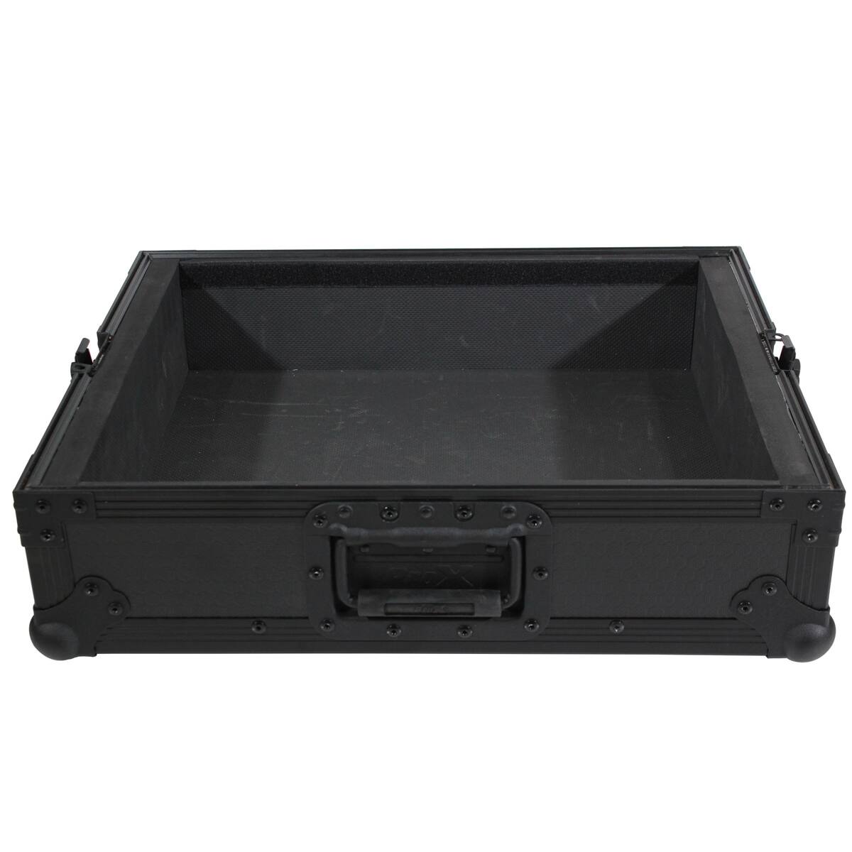Alt View 3. ProX - ProX T-TT Turntable Case for Classic Technics SL1200 Turntable, Black on Black.