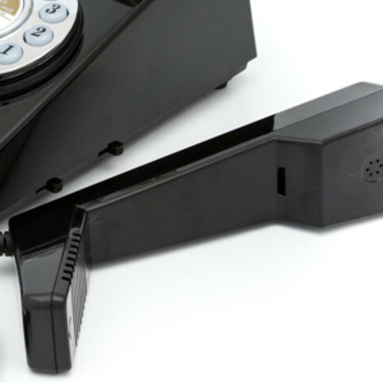 Alt View 4. PopMarket - GPO Retro GPOTRMB Trim phone Desktop or Wall Mountable - Black   - MISC ACCESSORY - Black.