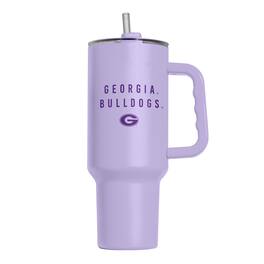 Logo Brands - Georgia Bulldogs 40oz. Lavender Soft Touch Tumbler - Multicolor