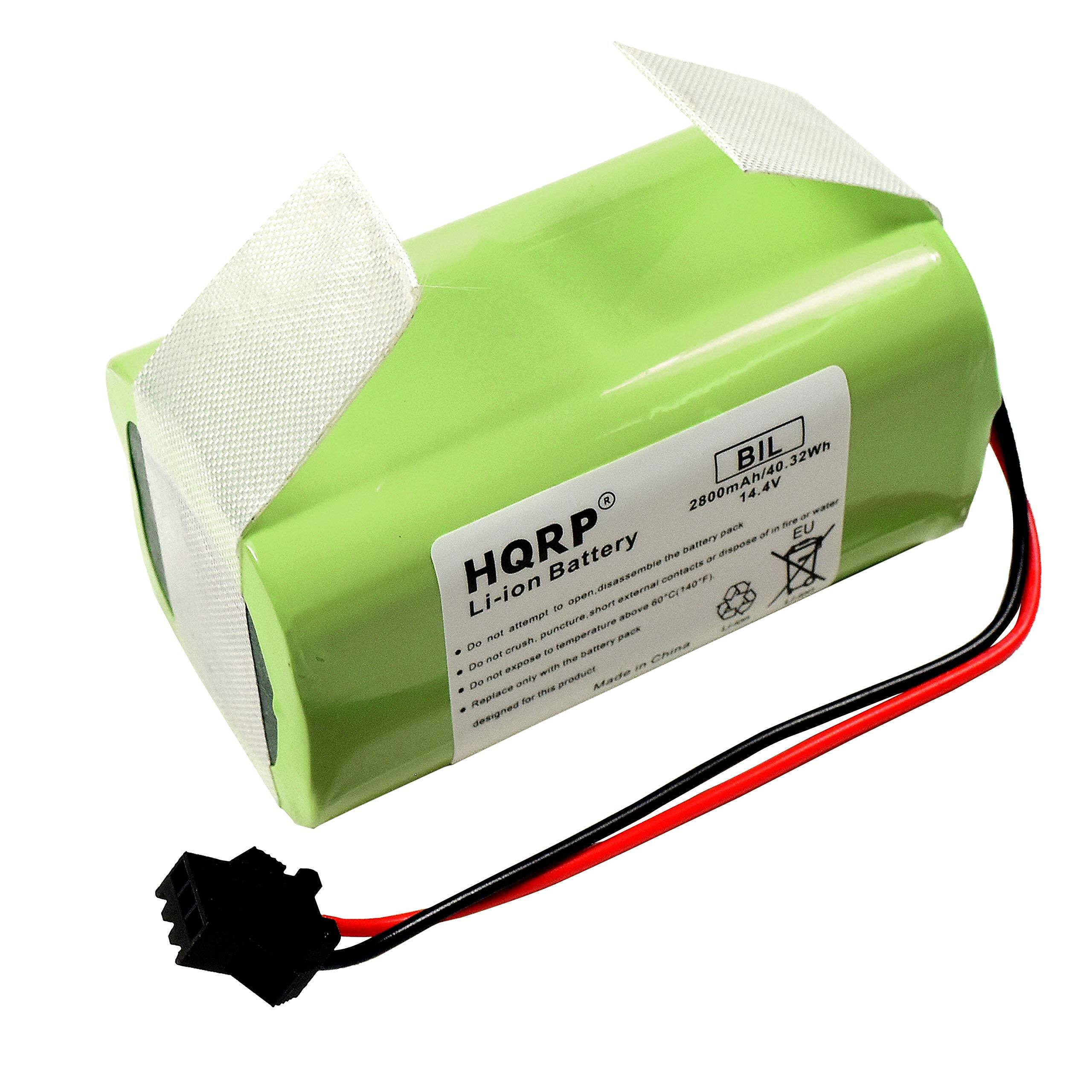 BIL 2800mAh/40.32Wh 14.4V - HQRP Battery  
Li-ion Battery  
Made in China  
Designed in Europe  
Do not attempt to open, disassemble the pack or dispose of in fire or water  
Do not crush, puncture or expose to temperature above 60°C (140°F)  
Do not expose to short-circuit or external contact  
Replace only with the same product designed for this product  
Made in China