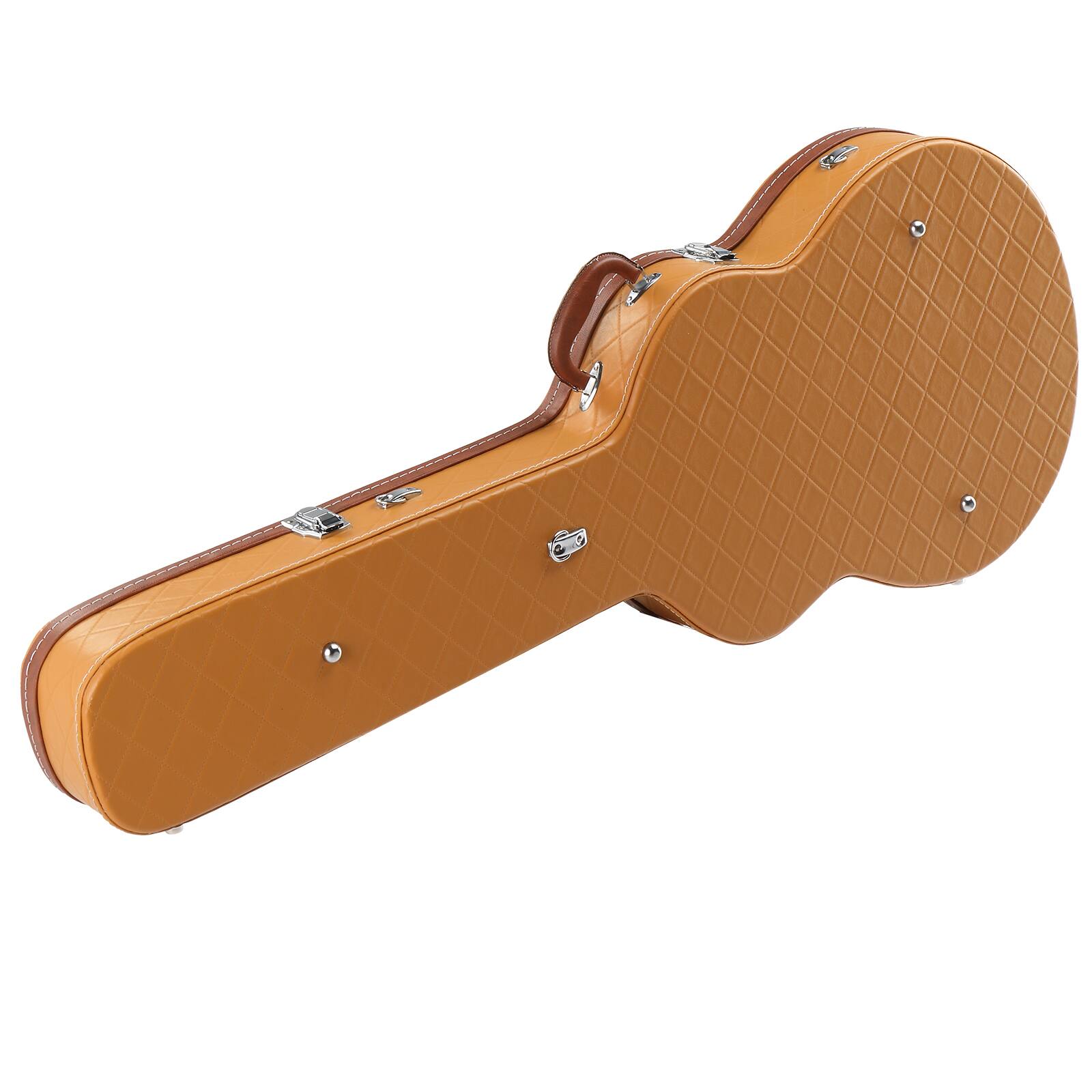 Alt View 4. Winado - Electric Guitar Hard Case,Wooden Hard-Shell 42-Inch Protective Carrying Case for 335-Style Semi-Hollow Guitar.