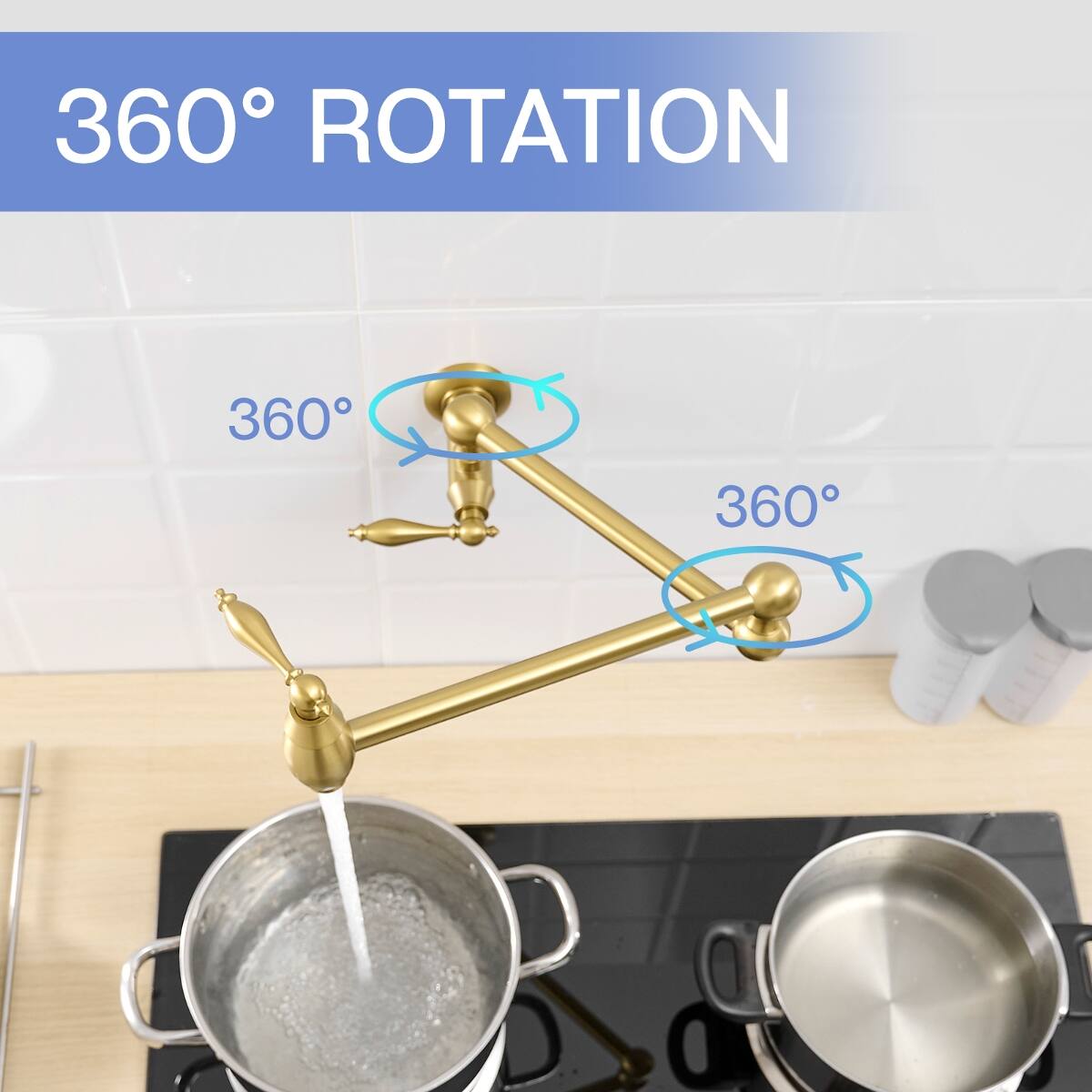 360° ROTATION  
360°  
360°