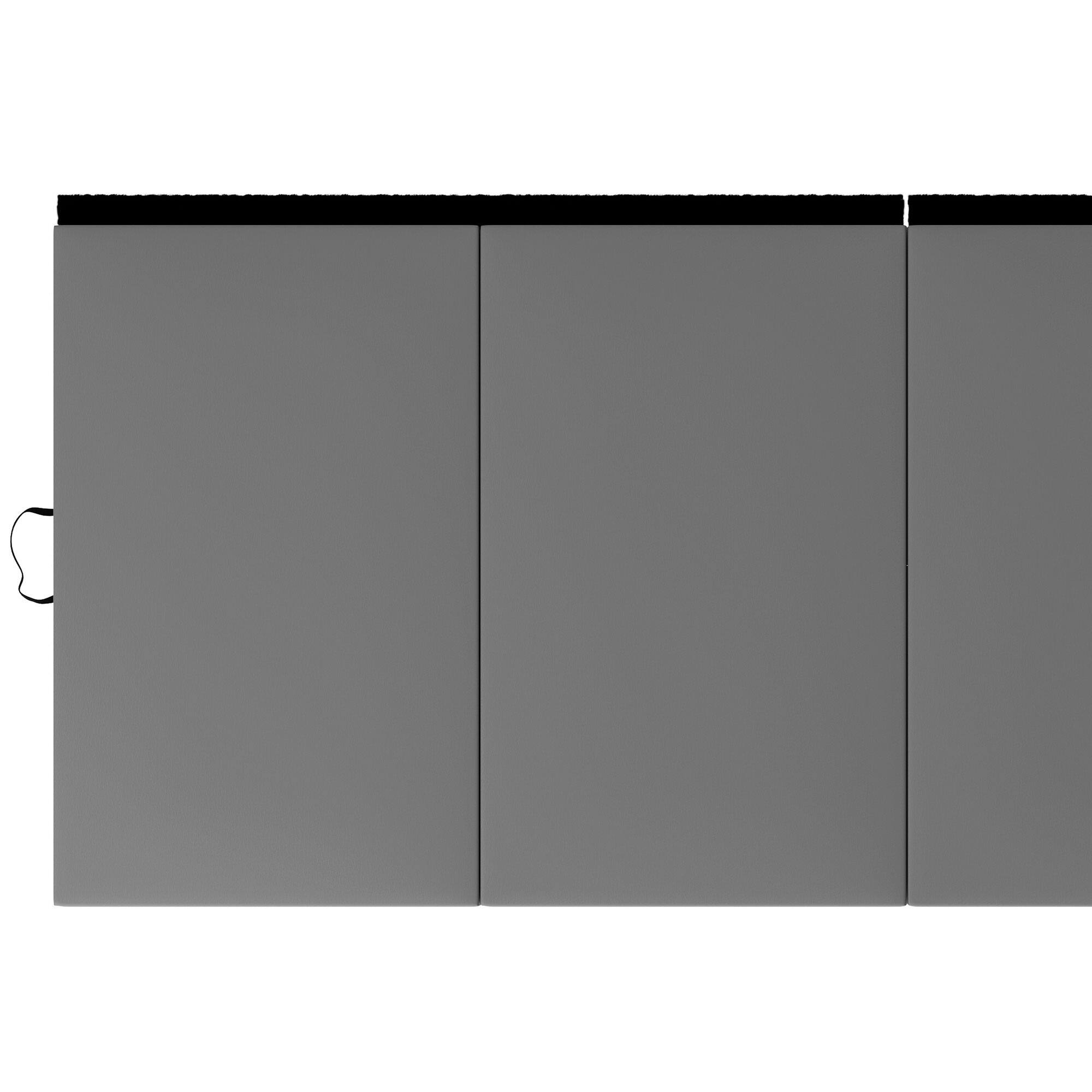 Alt View 8. BalanceFrom Fitness - BalanceFrom Fitness GoGym 4' x 10' x 2" Folding Gymnastics Mat, Gray (2 Pack) - Gray.