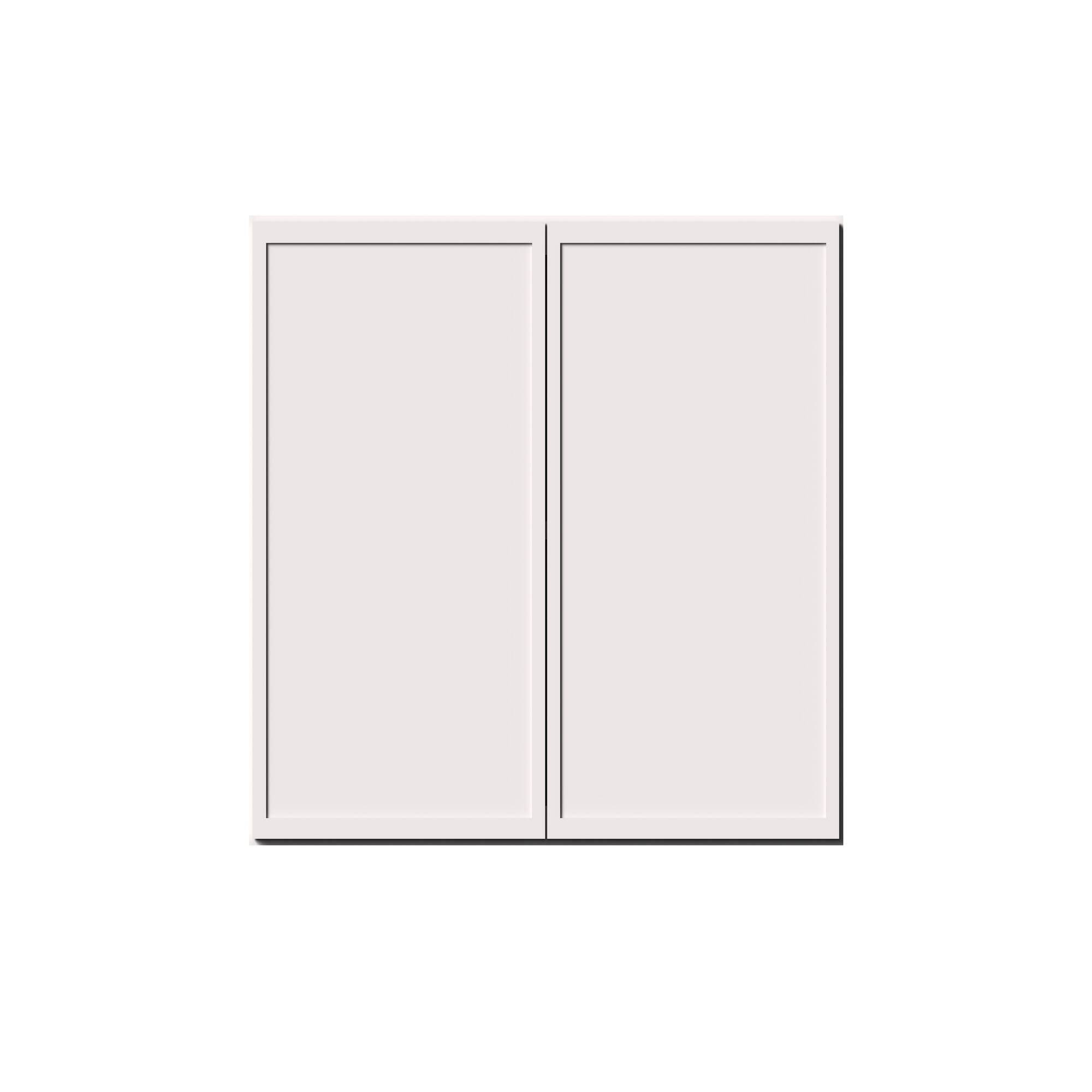 Alt View 1. Boyel Living - 36-in W x 24-in H x 12-in D Slim Shaker RTA Kitchen Wall Cabinet with Soft-Close - Snow White.