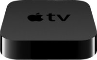 Front Standard. Geek Squad Certified Refurbished Apple TV® - Black.