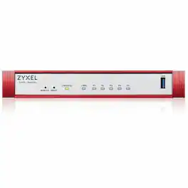 ZYXEL - USG FLEX 50H Network Security/Firewall Appliance - Intrusion Prevention - 5 Port - 1000Base-T - Gigabit Ethernet - Black