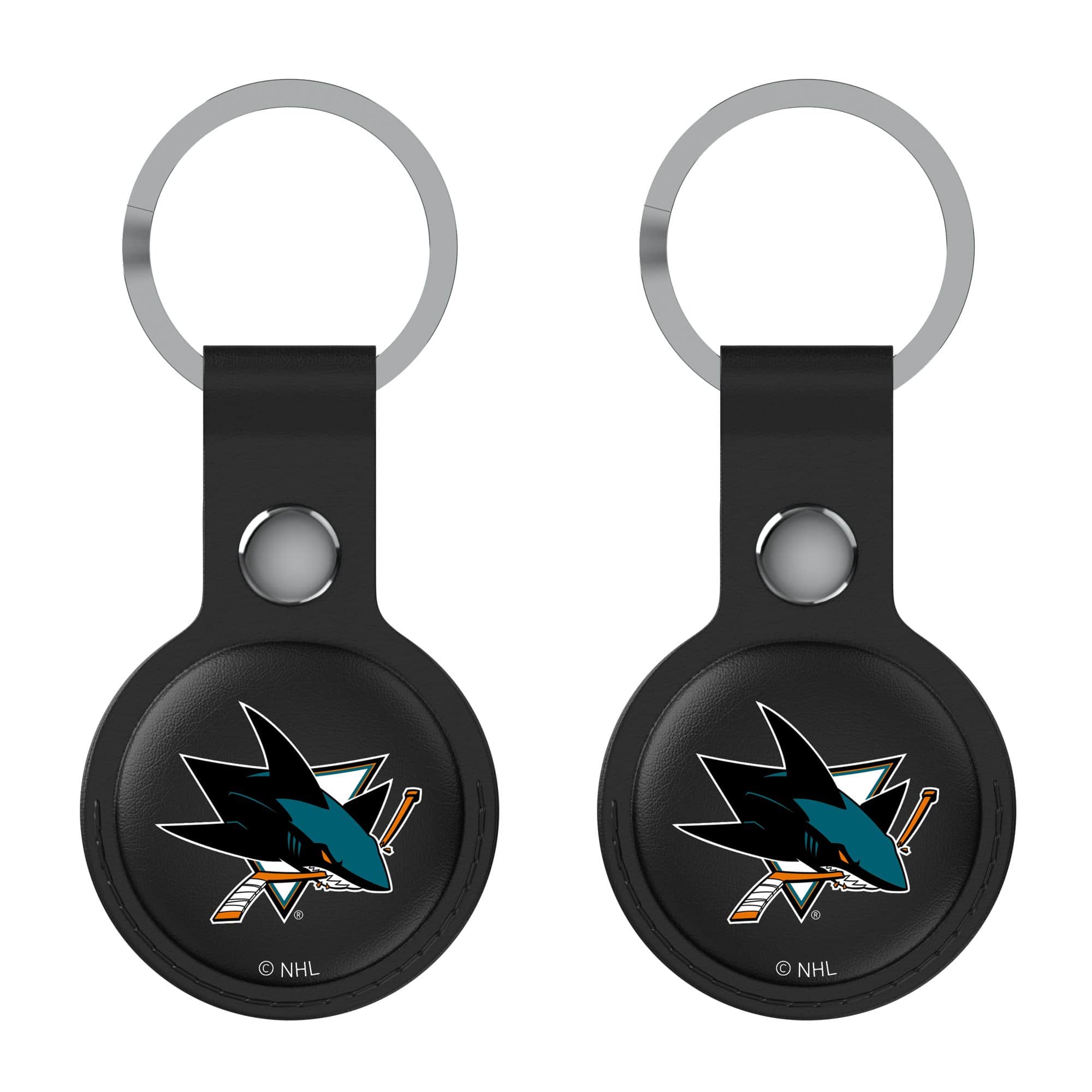 Keyscaper - San Jose Sharks Two-Pack AirTag Holders - Black