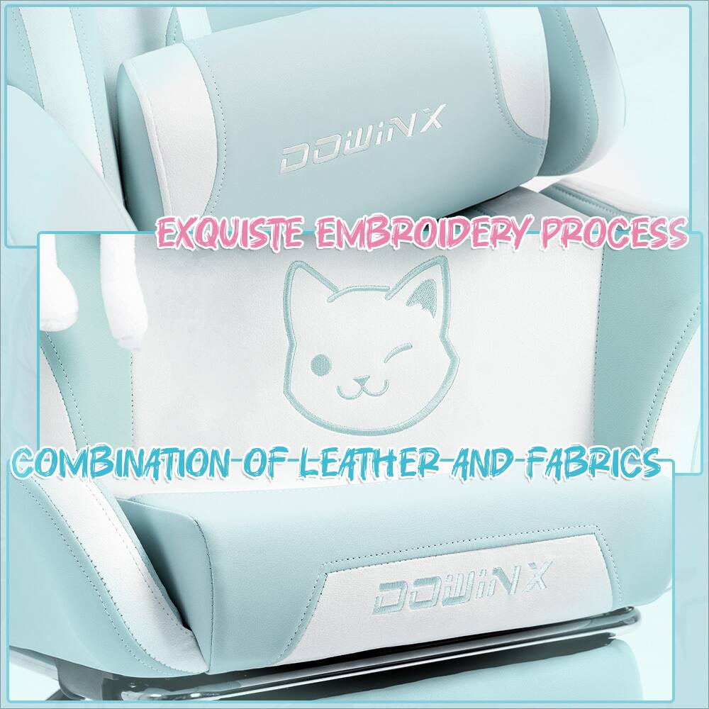 DOWINX EXQUISITE EMBROIDERY PROCESS COMBINATION OF LEATHER AND FABRICS