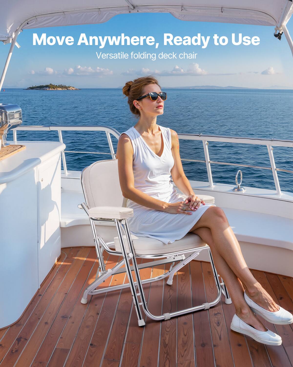 Move Anywhere, Ready to Use
Versatile folding deck chair