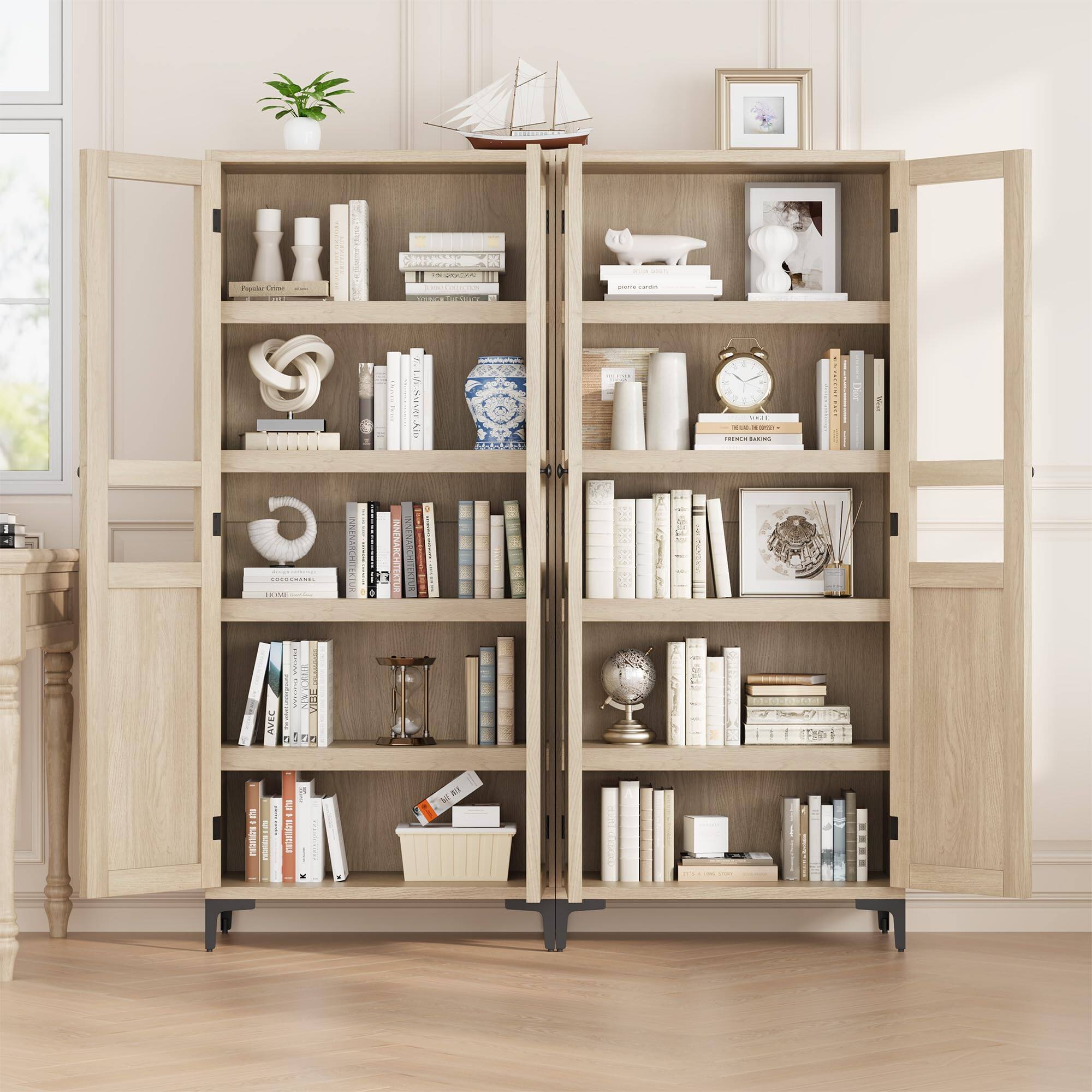 Sure, here is the corrected and grouped text from the image:

**Top Shelf:**
- "Pierre Cardin"
- "The Art of Living"
- "French Baking"

**Second Shelf:**
- "The Art of Living"
- "French Baking"

**Third Shelf:**
- "The Art of Living"
- "French Baking"

**Fourth Shelf:**
- "The Art of Living"
- "French Baking"

**Fifth Shelf:**
- "The Art of Living"
- "French Baking"

**Sixth Shelf:**
- "The Art of Living"
- "French Baking"

**Seventh Shelf:**
- "The Art of Living"
- "French Baking"

**Eighth Shelf:**
- "The Art of Living"
- "French Baking"

**Ninth Shelf:**
- "The Art of Living"
- "French Baking"

**Bottom Shelf:**
- "The Art of Living"
- "French Baking"

**Additional Items:**
- "Pierre Cardin"
- "The Art of Living"
- "French Baking"
- "The Art of Living"
- "French Baking"
- "The Art of Living"
- "French Baking"
