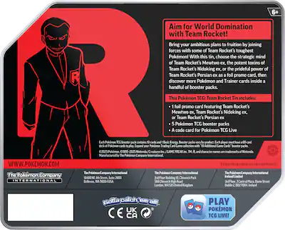 Pokmon Trading Card Game: Team Rocket Tin Styles May Vary 10-10135-102 - Best Buy Pokmon Trading Card Game: Team Rocket Tin Styles May Vary 10-10135-102 - Best Buy
