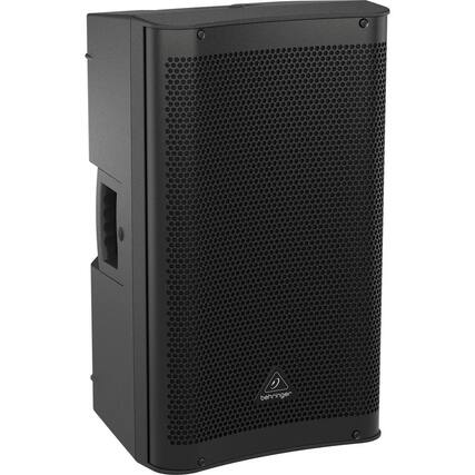 Front. Behringer - Behringer DR112DSP Active 1200W 12" PA Speaker System with DSP and 2-Channel Mixer.