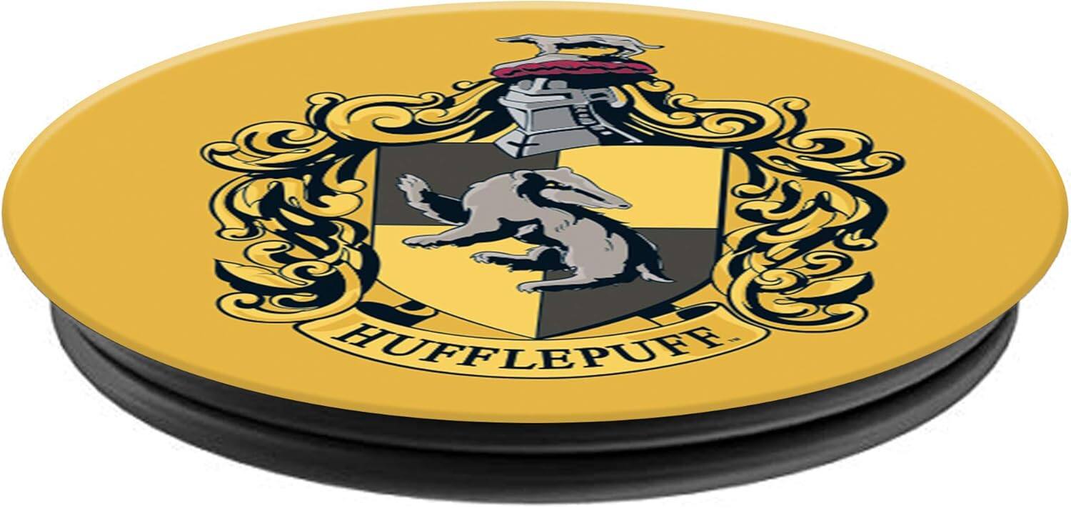 Left. PopSockets - POPSOCKETS HOGWARTS Harry Potter Expanding Grip Stand Mount - HUFFLEPUFF - Hufflepuff.