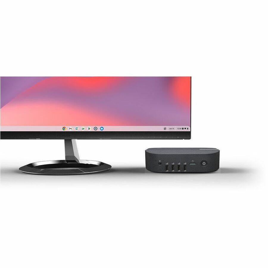 Alt View 4. ASUS - Asus Chromebox 5a CHROMEBOX5A-S7162UN Chromebox - Intel Core i7 13th Gen i7-1355U - 16 GB - 256 GB SSD - Mini PC - Eco - Eco Black.
