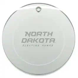 Jardine - North Dakota 3'' Glass Round Ornament - Multicolor