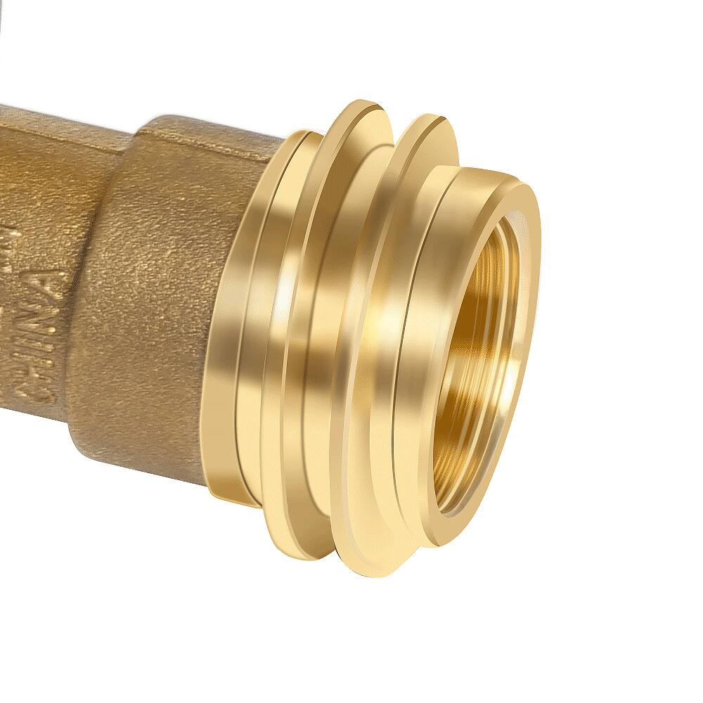 Left. Empava - Propane Tank Gauge – Color-Coded, QCC1 Compatible for 5-40lb Tanks, Brass, 1-Year Warranty (Grill, Heater, RV Use) - Black.