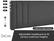 DeCoro Adjustable headboard to fit various mattress heights
4 different height settings
47"
45"
43"
41"