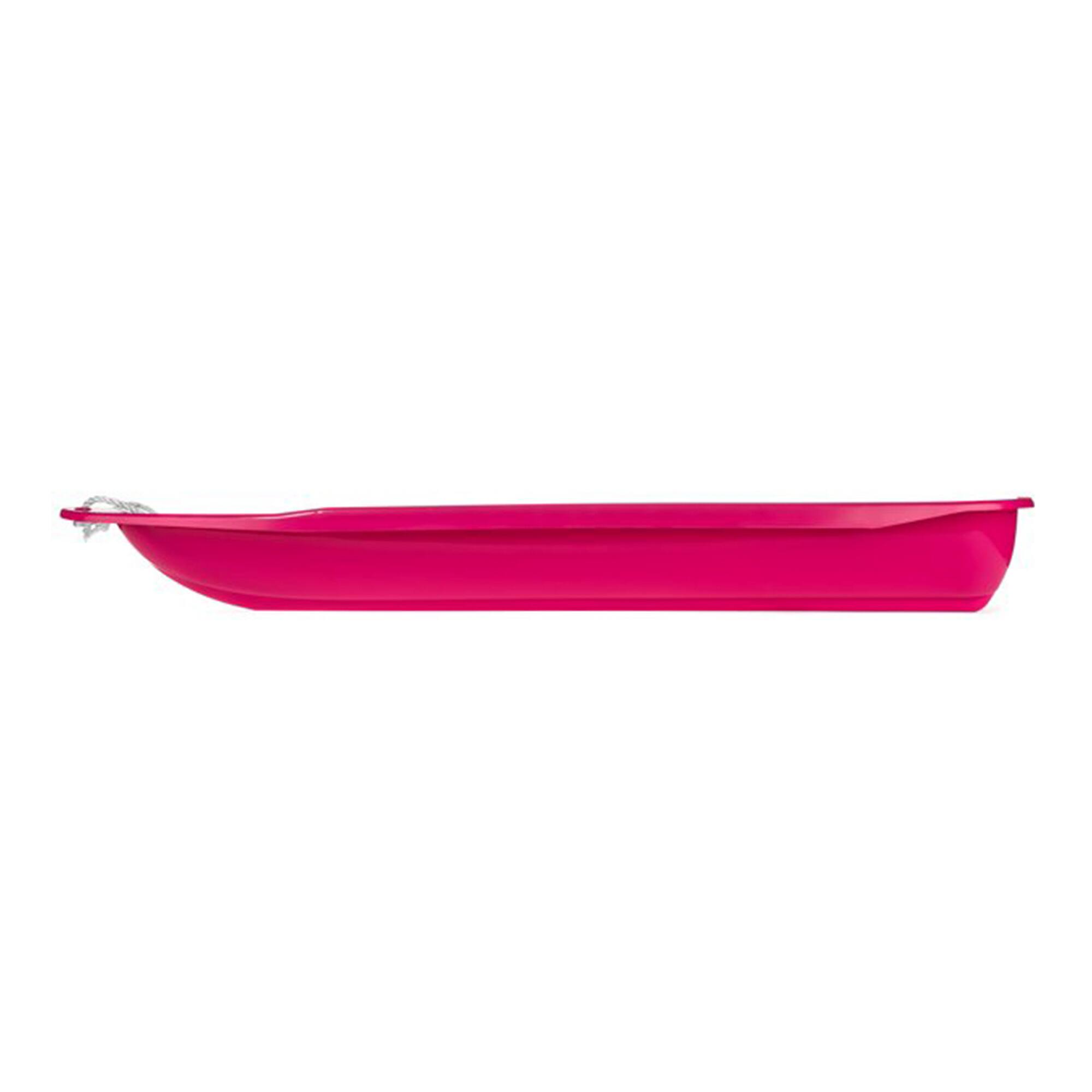 Alt View 10. Lucky Bums - Lucky Bums Kids 48 Inch 1 Person Plastic Snow Toboggan Sled with Pull Rope, Pink - Pink.