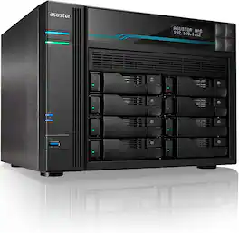 Asustor - Lockerstor 8 AS6508T 8 Bay NAS, Quad-Core 2.1GHz CPU, 8GB RAM DDR4 Network Attached Storage (Diskless)