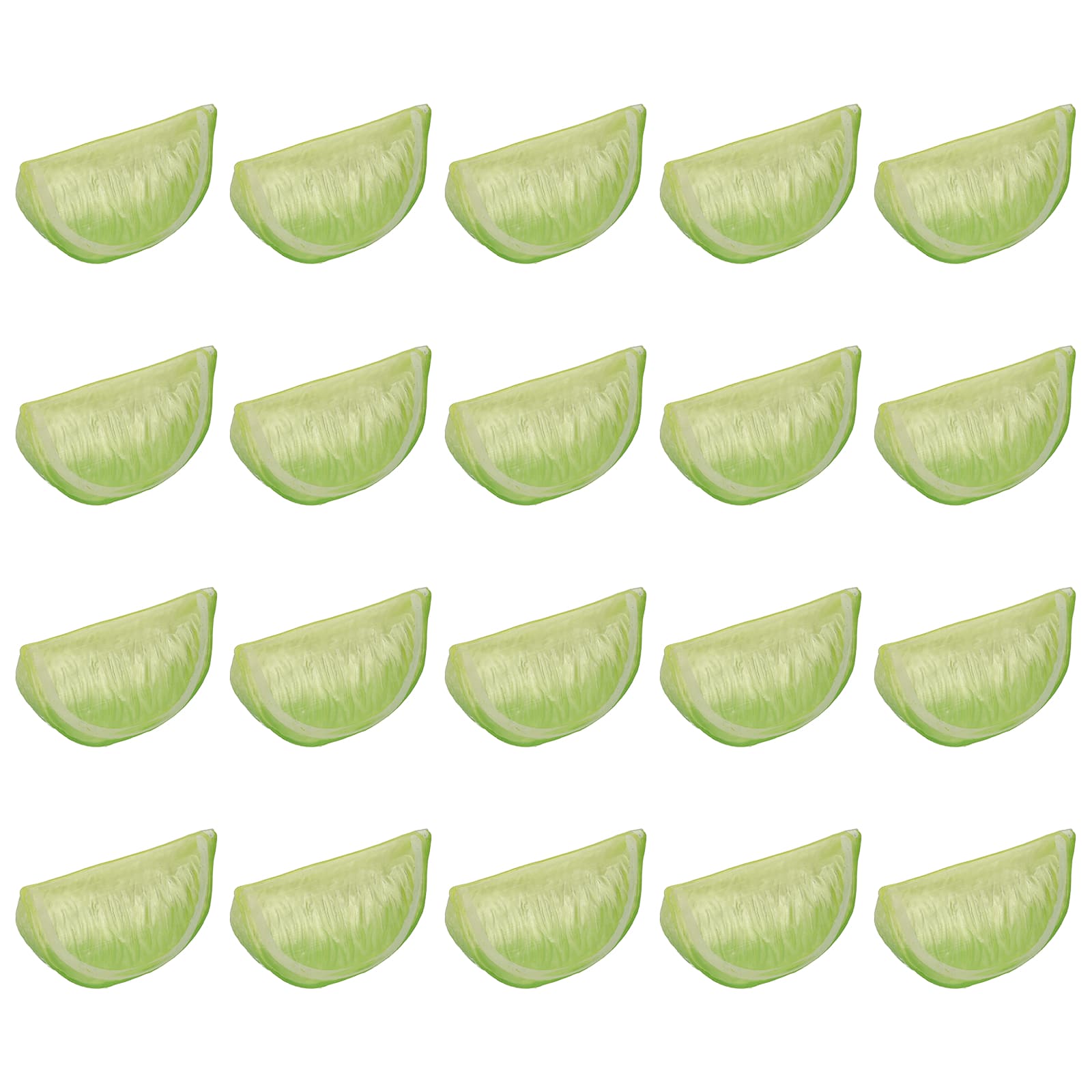 Unique Bargains - Fake Lemon Slices 20pcs 2.2in Simulation Artificial Fruit Decor for Home Party Table Display - Green price history on PriceWatchPro