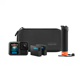 GoPro - HERO13 Action Camera 5K Bundle with Accessories (non-SD card version) - Black
