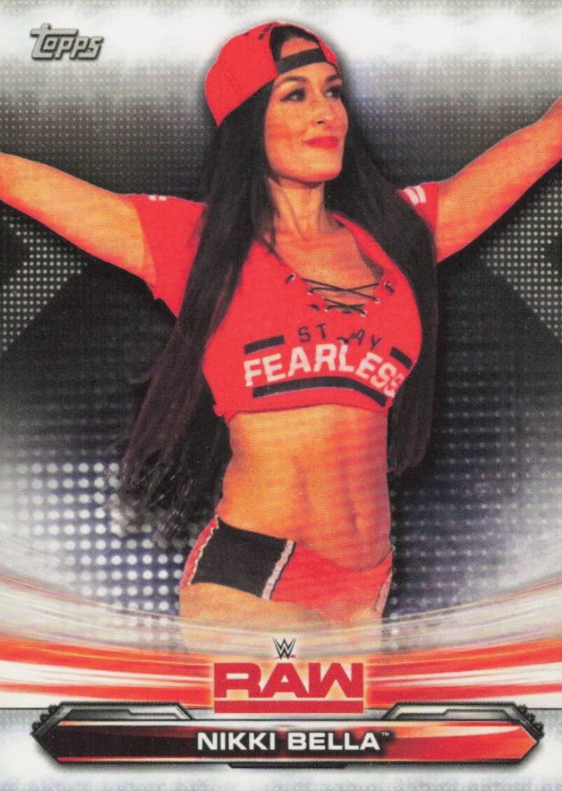 Topps STAY FEARLESS RAW NIKKI BELLA