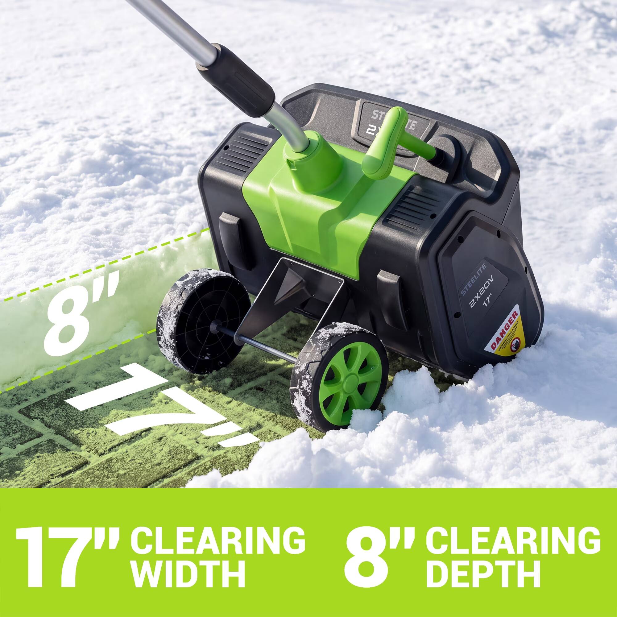ST 2 TE STEELITE 2X2OV 17" 8" DANGER C 17" CLEARING WIDTH 8" CLEARING DEPTH