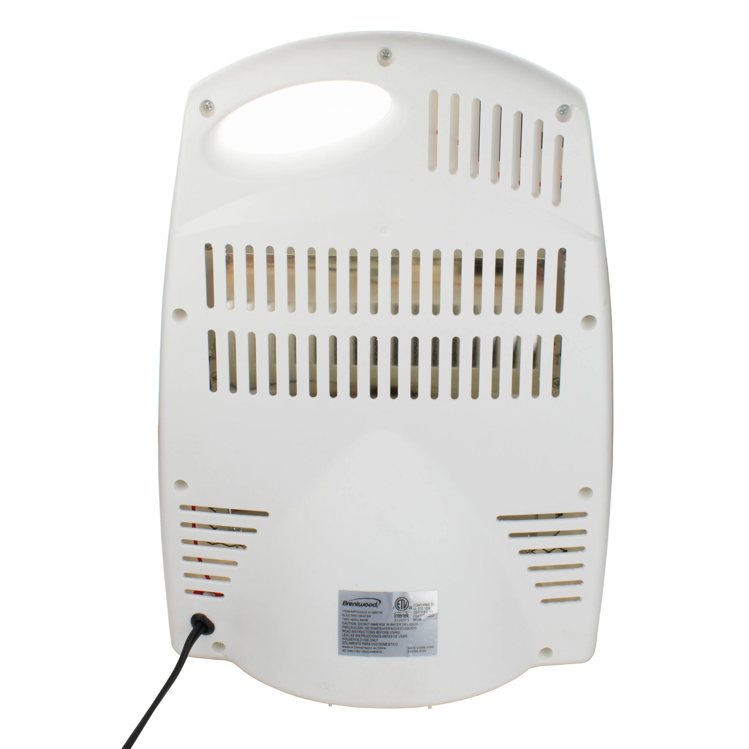 Alt View 1. Brentwood Appliances - Brentwood 800 Watt Portable Space Heater in White - White.