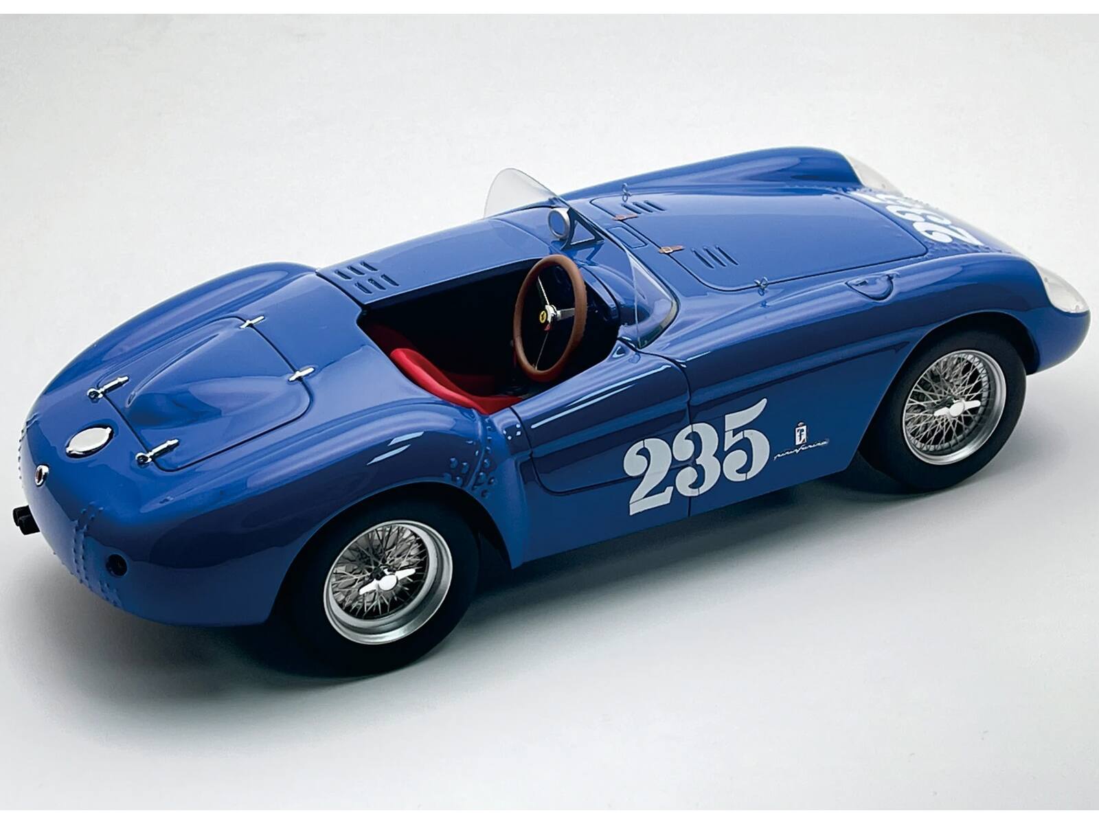 Alt View 1. Tecnomodel - Ferrari 500 Mondial #235 "Santa Barbara Road Races" 1954 "Mythos Series" w/Display Case Ltd Ed 1/18 Car by Tecnomodel.