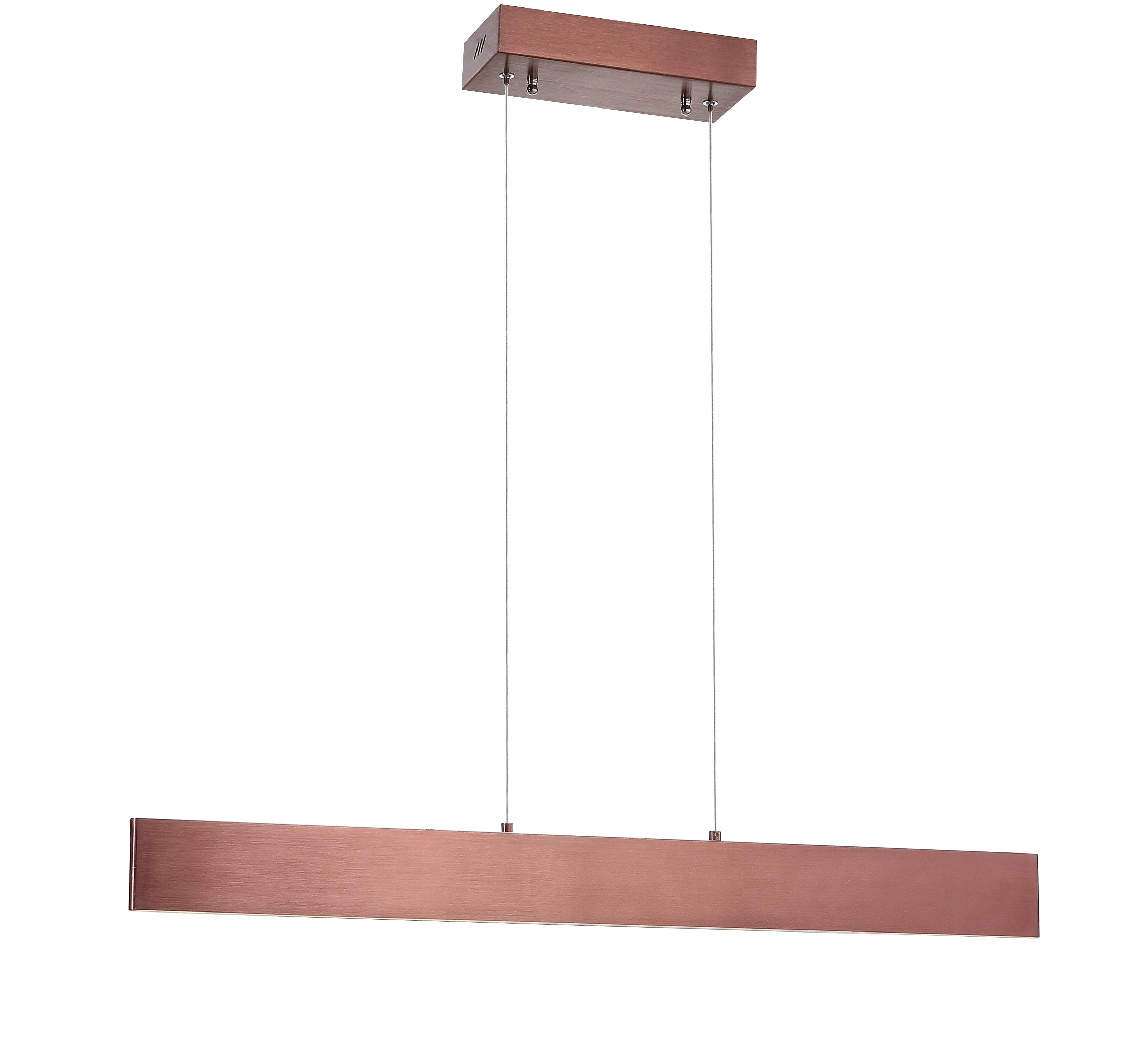"Jonathan Y - Draper 32"" Dimmable Adjustable Integrated LED Metal Linear Pendant - Anodized Bronze" price history on PriceWatchPro