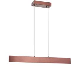 Jonathan Y - Draper 32" Dimmable Adjustable Integrated LED Metal Linear Pendant - Anodized Bronze