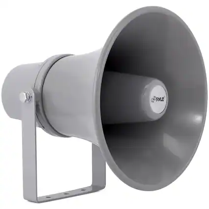Front. Pyle - Pyle Indoor Outdoor PA Horn Speaker - 9.7 Inch - None.
