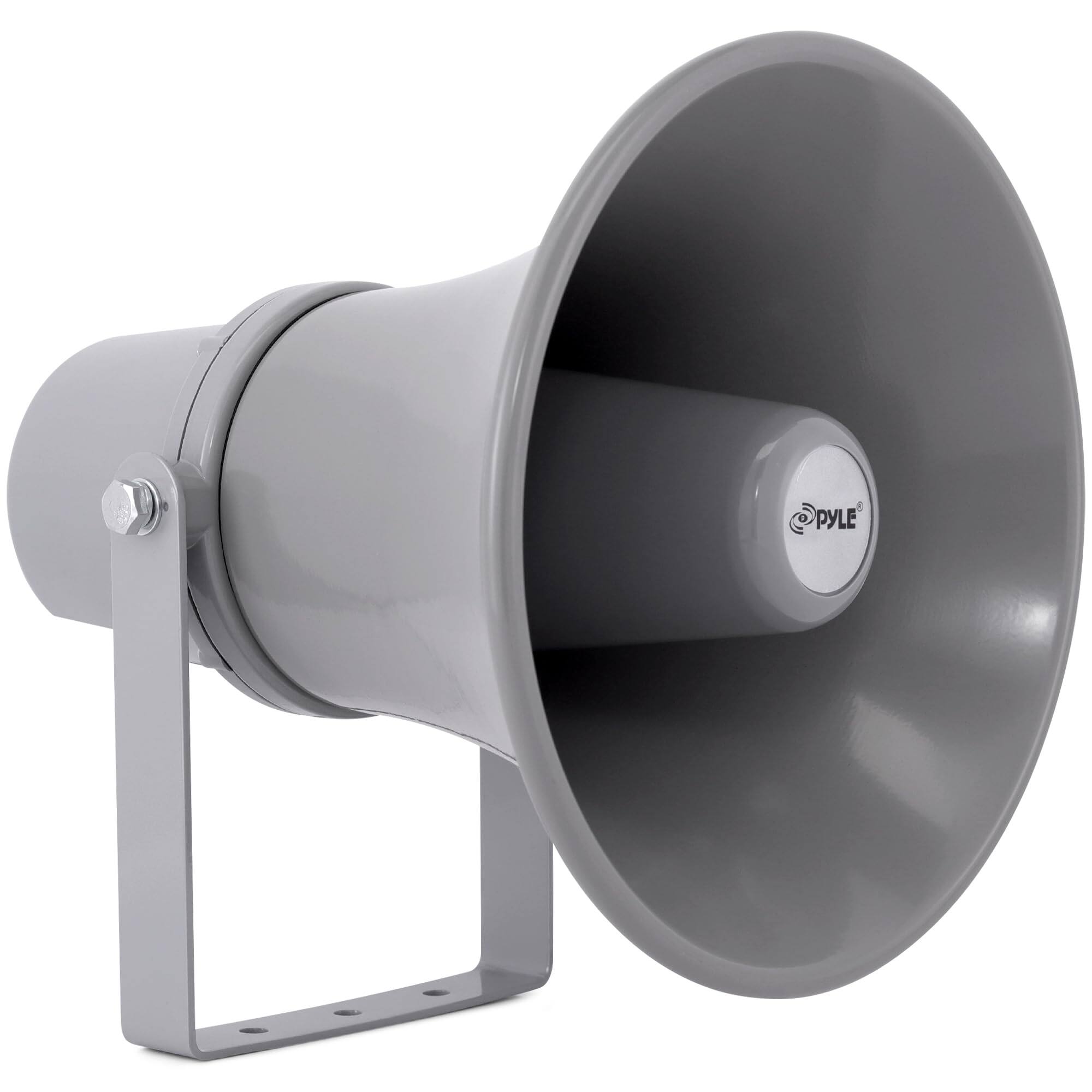Front. PYLE - Pyle Indoor Outdoor PA Horn Speaker - 9.7 Inch - None.