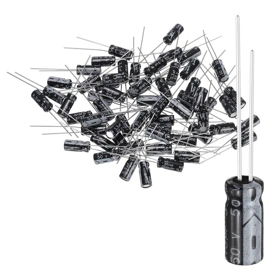 Unique Bargains 3 3uF 50V 5x11mm Electrolytic Capacitor 105C High Temp unique-bargains-3-3uf-50v-5x11mm-electrolytic-capacitor-105c-high-temp