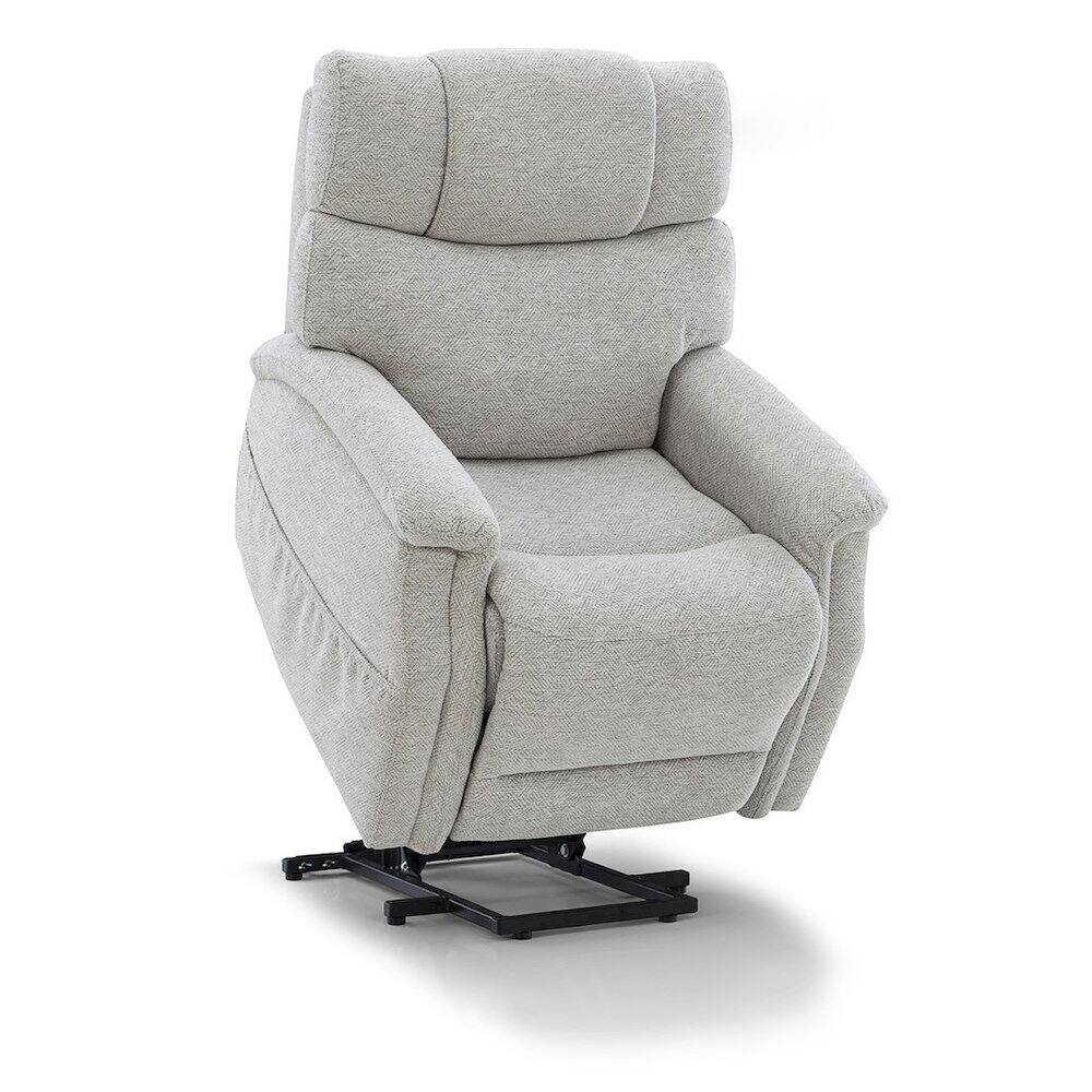 Alt View 4. Heartland Furniture - Power Recliner – Lift Chair With Electric Power, Supportive Design, Light Grey - Light Grey.