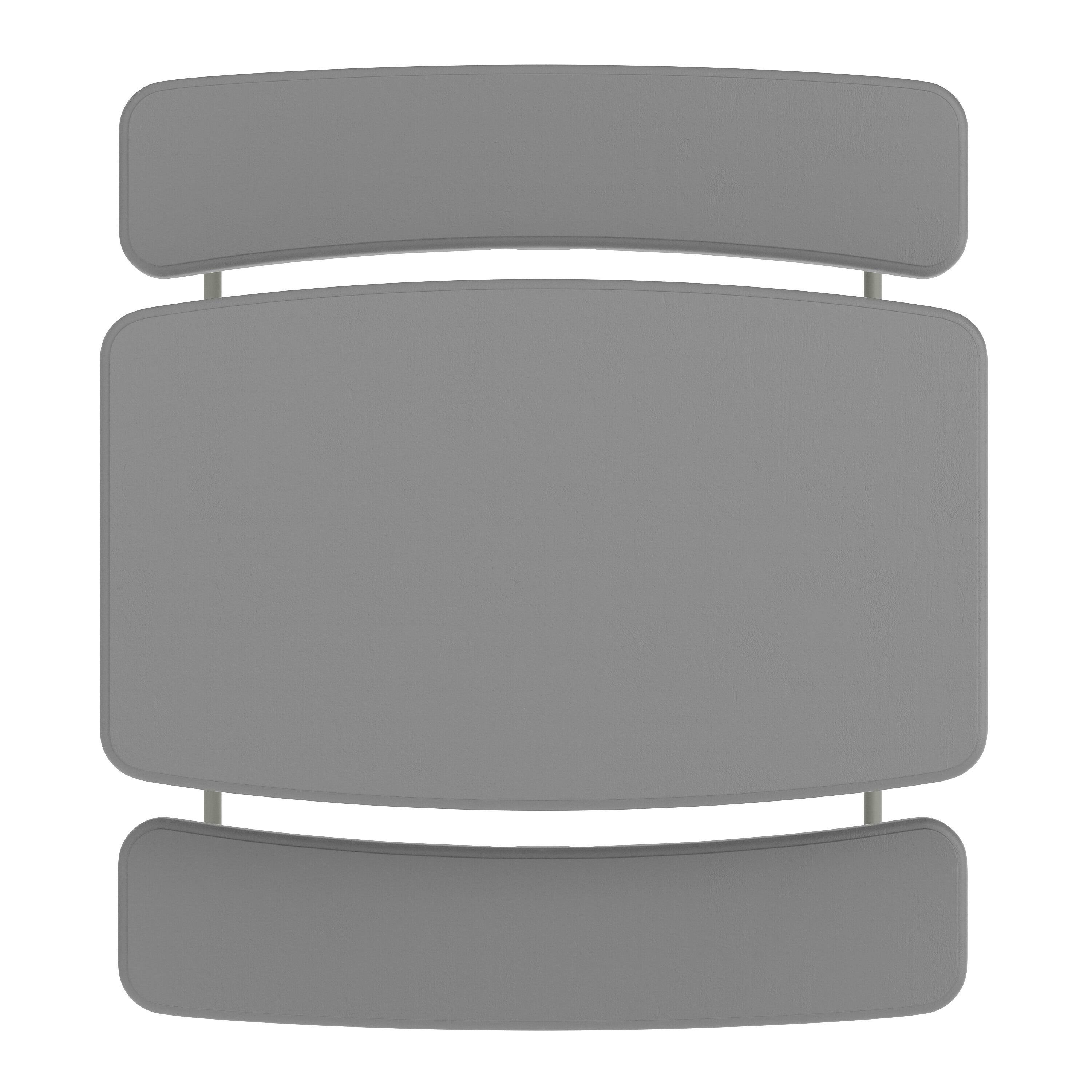 Alt View 1. Flash Furniture - Paige Easy-Fold Gray Folding Plastic Kids Outdoor Picnic Table and Benches - Commercial Grade - Seating for 4 Kids - Gray.