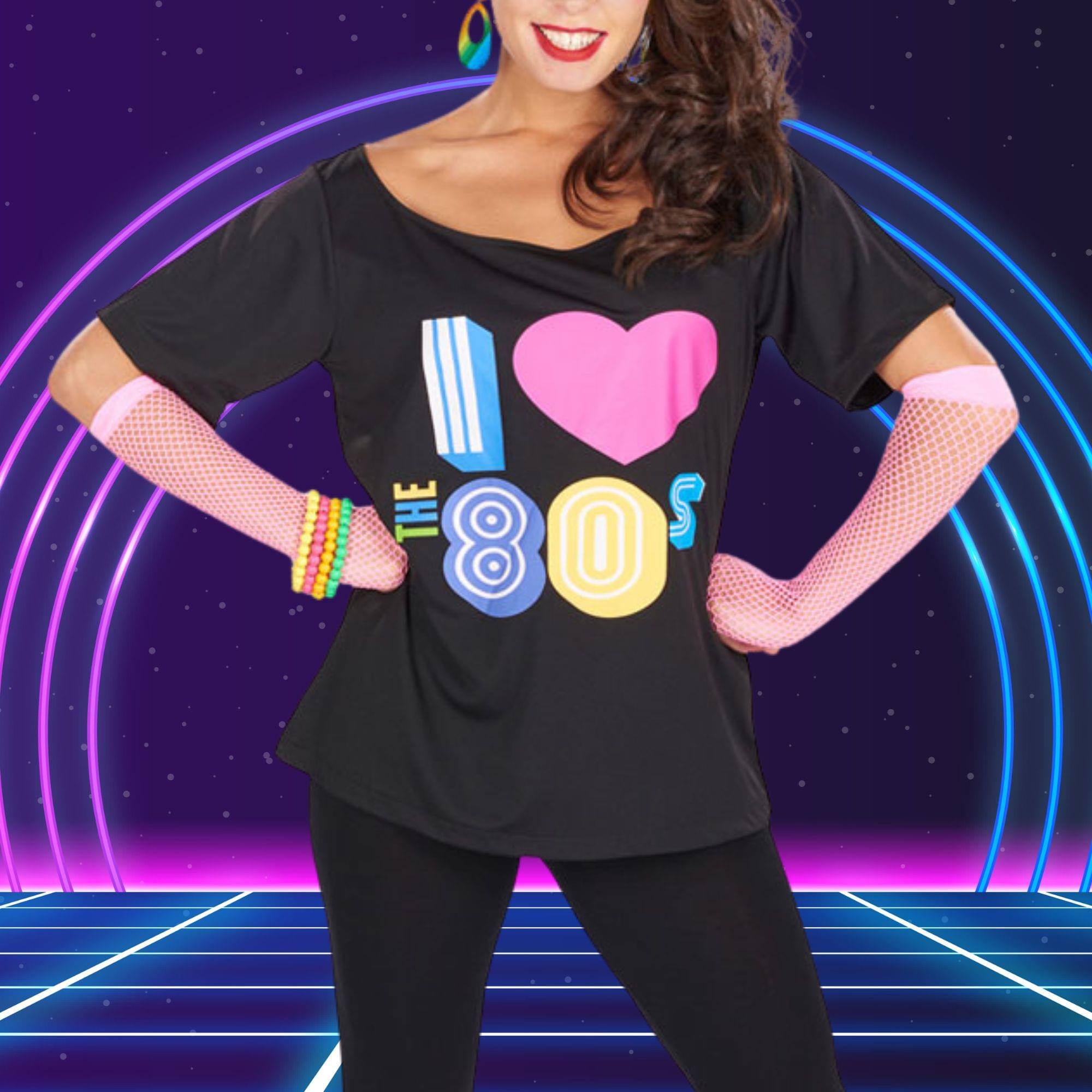 Alt View 1. Orion Costumes - Neon Fishnet Gloves Pink Pink Costume Accessory - Pink.