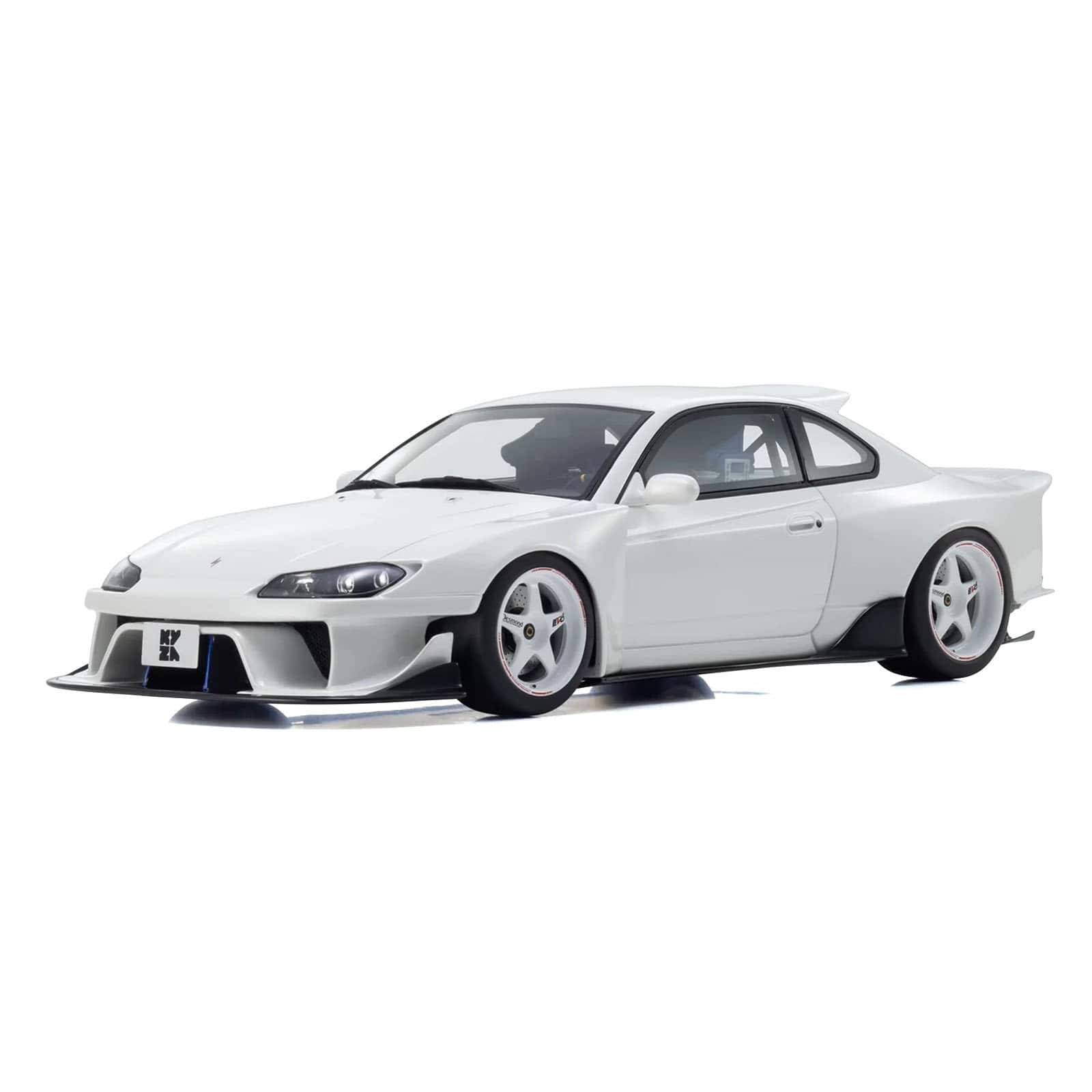 "Nissan Silvia (S15) ""Khyzyl Saleem"" White 1/18 Model Car by Kyosho" price history on PriceWatchPro