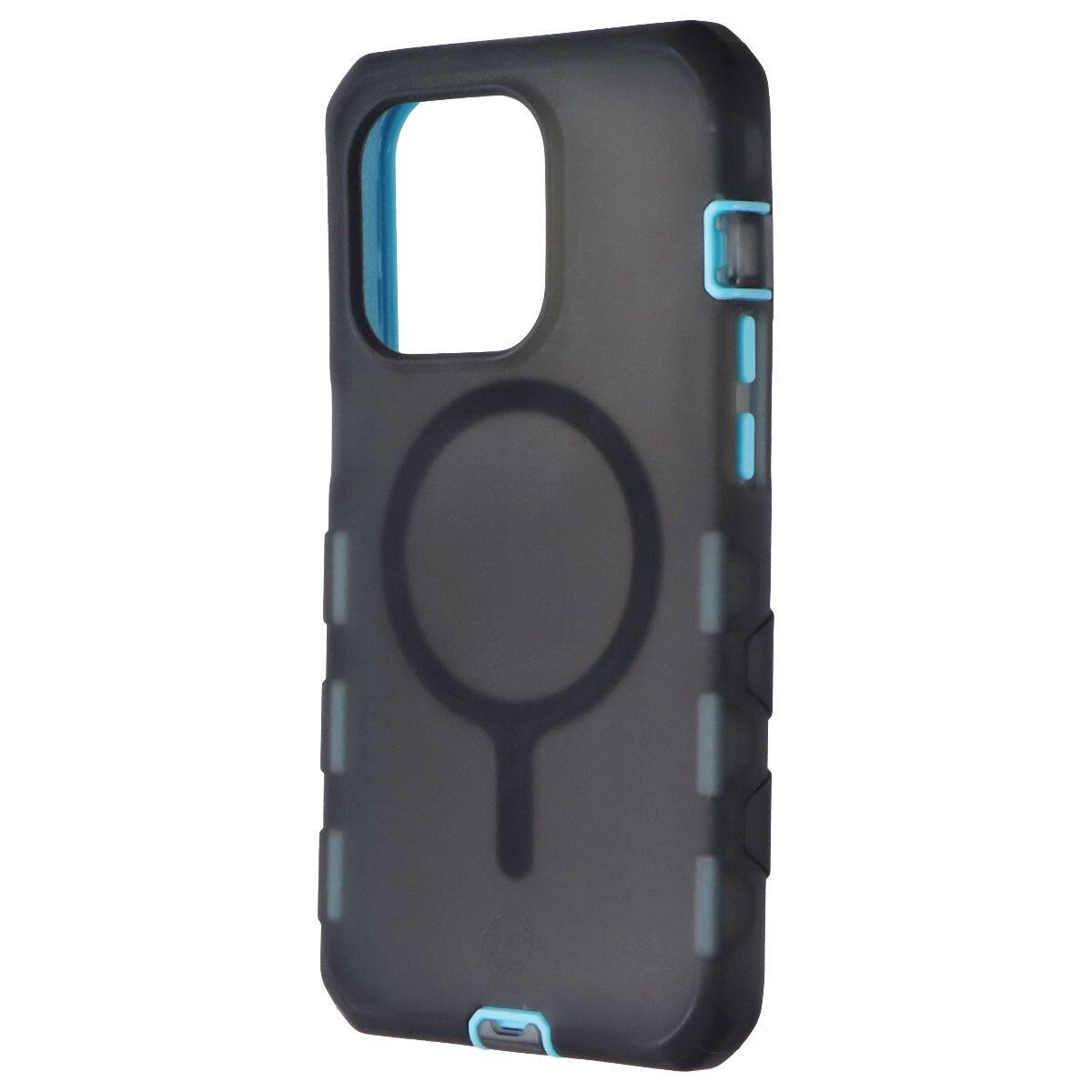 Front. Itskins - ITSKINS Vault_R // Frost Case for MagSafe for Apple iPhone 14 Pro - Black - Black.