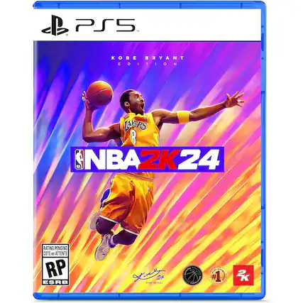 PS5 KOBE BRYANT EDITION NBA 2K24 RATING PENDING COTE en ATTENTE RP ESRB - E (Everyone)