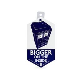 Seven20 - Doctor Who Sticker: Bigger On The Inside - Blue